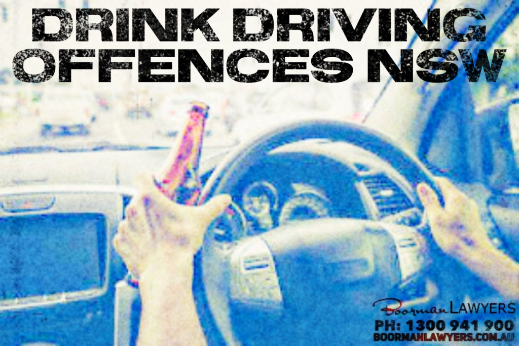Drink Driving Offences NSW