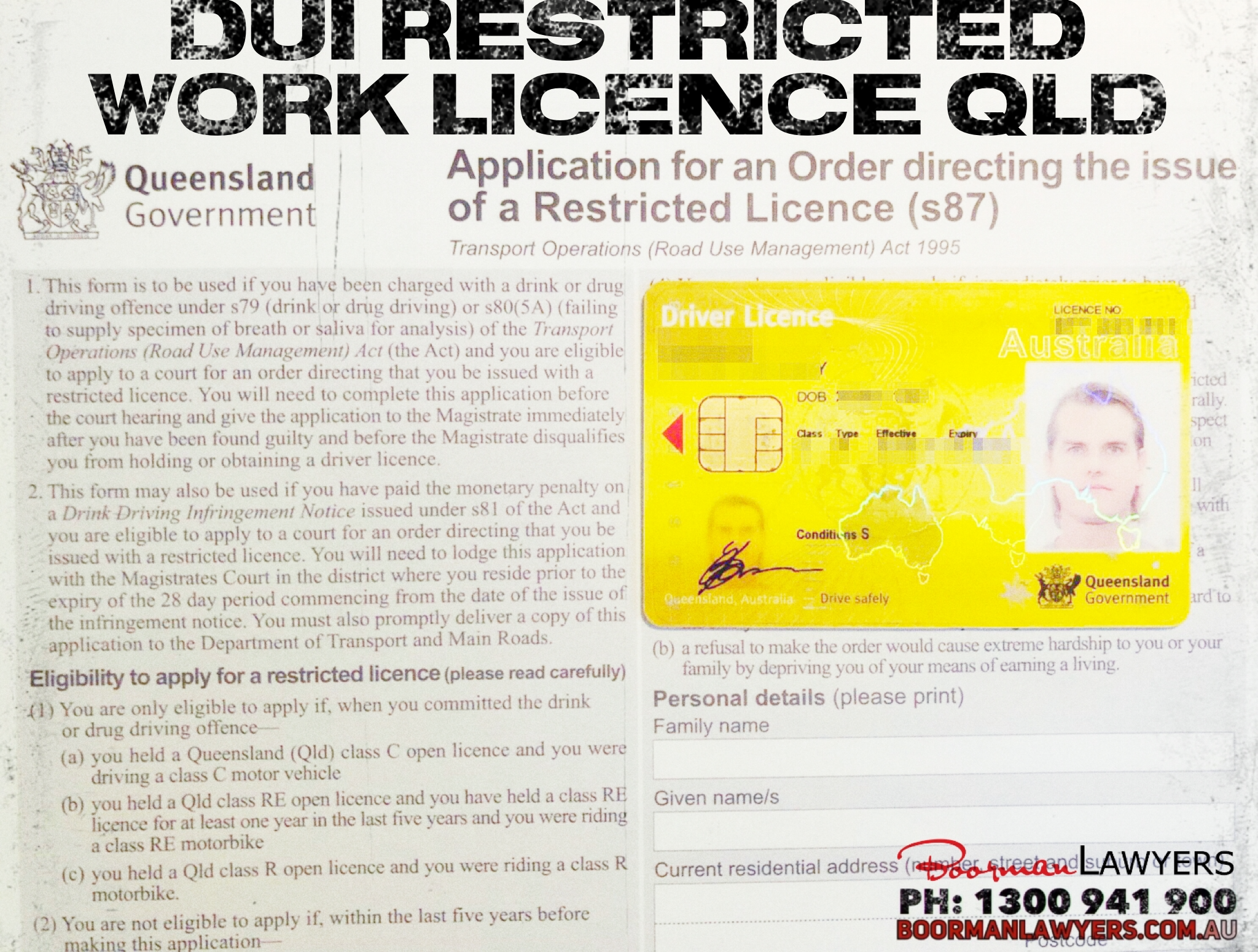 DUI Work Licence QLD - Restricted Work Licence in Queensland