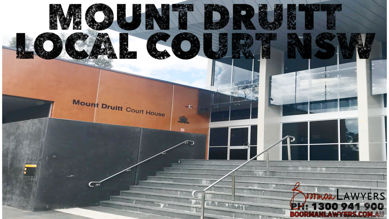 Mount Druitt Local Court – Boorman Lawyers DUI Specialists