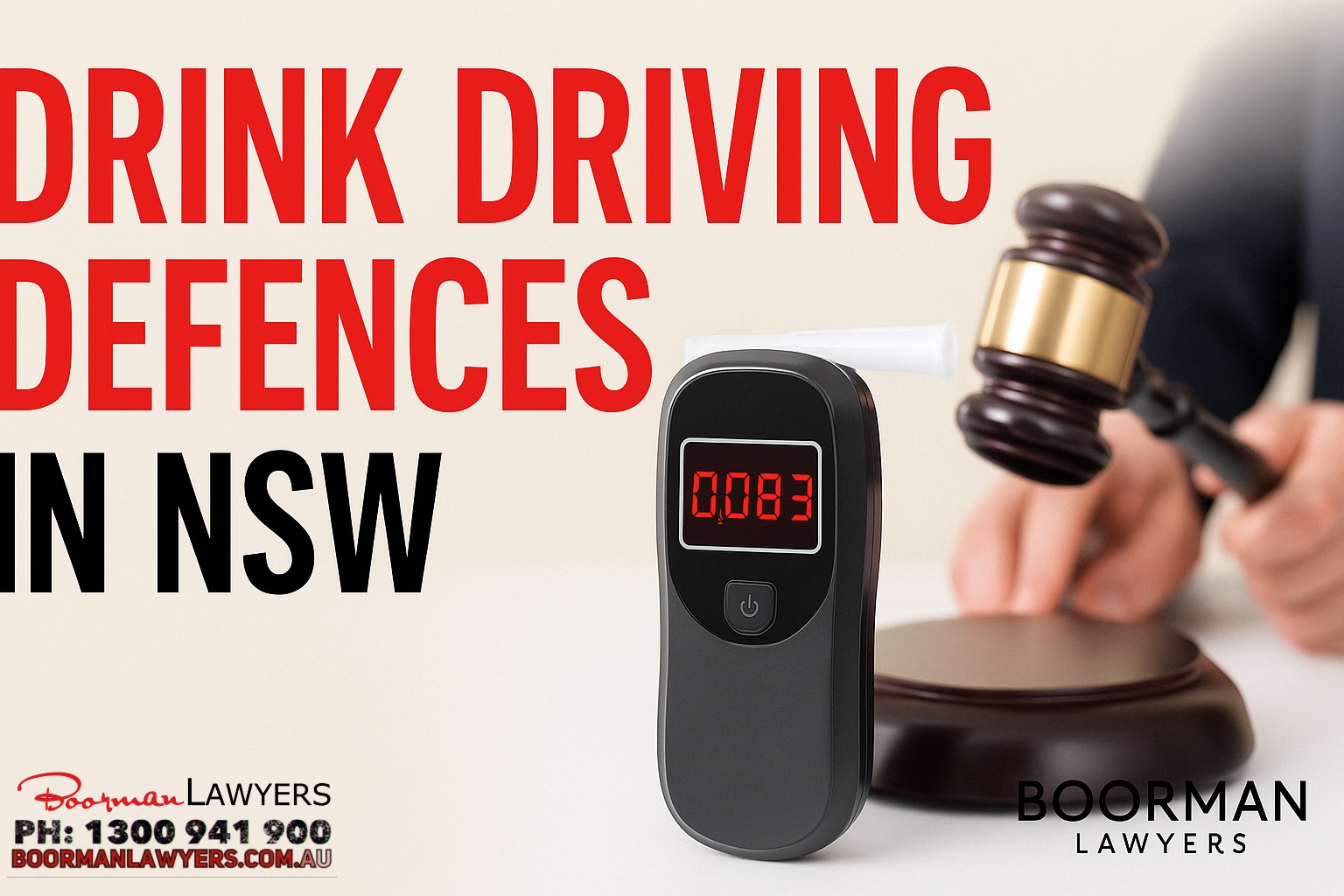 Boorman Lawyers - Drink Driving Defences in NSW