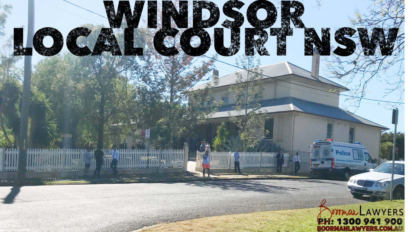 Windsor DUI Lawyers, Windsor Drink Driving Lawyers, Windsor Drug Driving Lawyers appearing at Windsor Local Court NSW